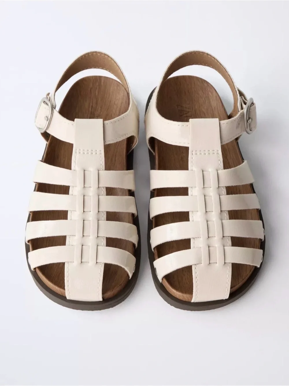 NEVER WORN! Zara Kids Cream Strappy Fisherman Sandals